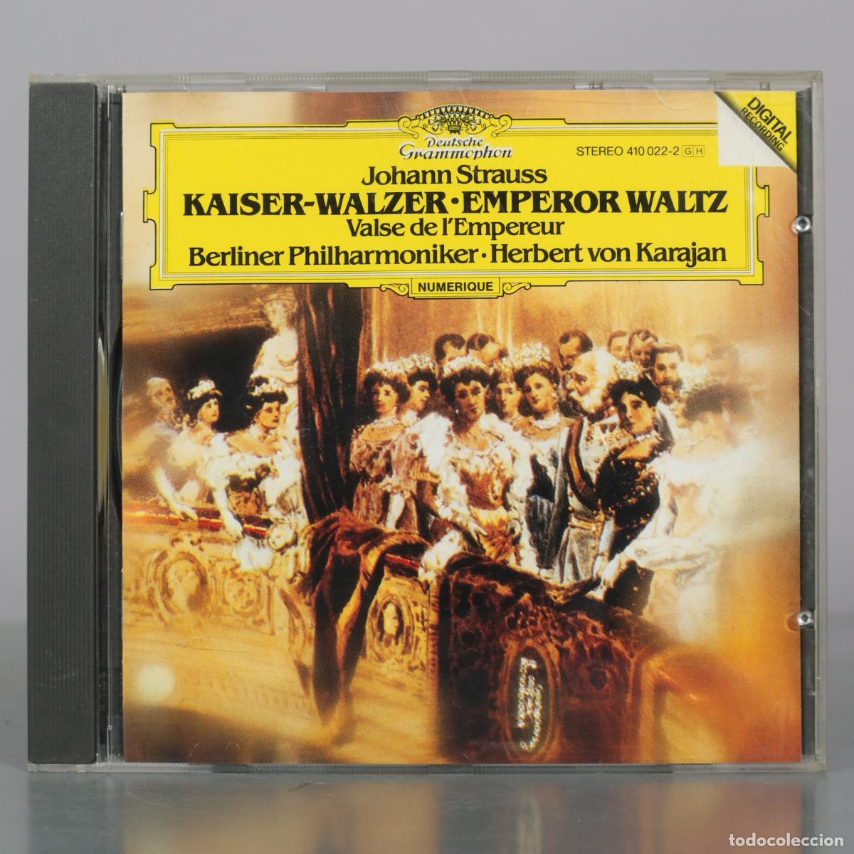 CDs de m&uacute;sica: CD. Johann Strauss - Kaiser-Walzer - Berliner Philharmoniker - Herbert von Karajan - Deutsche