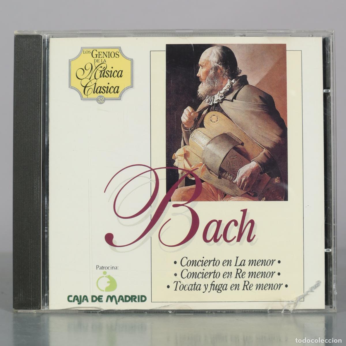 CDs de m&uacute;sica: CD. Bach - Concierto en La menor - Concierto en Re menor - Tocata y fuga en Re menor