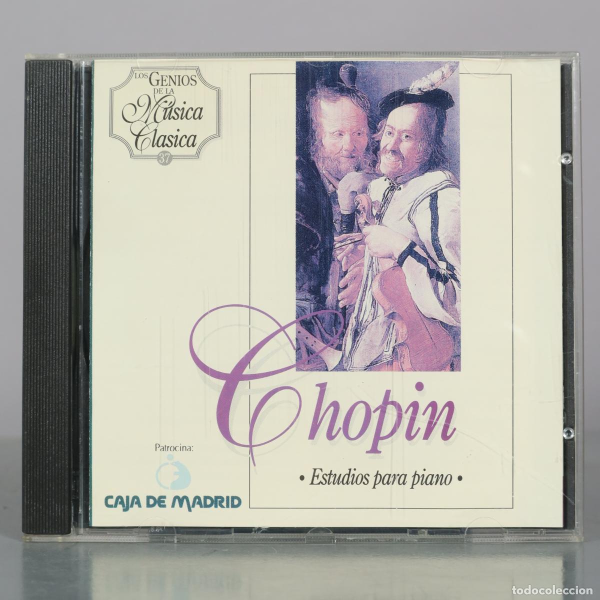 CDs de m&uacute;sica: CD. Chopin - Estudios para piano - Los Genios de la Musica Clasica