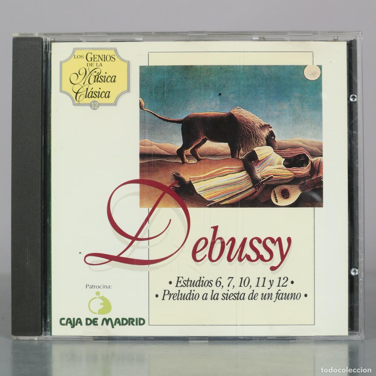 CDs de m&uacute;sica: CD. Debussy - Estudios 6, 7, 10, 11 y 12 - Preludio a la siesta de un fauno
