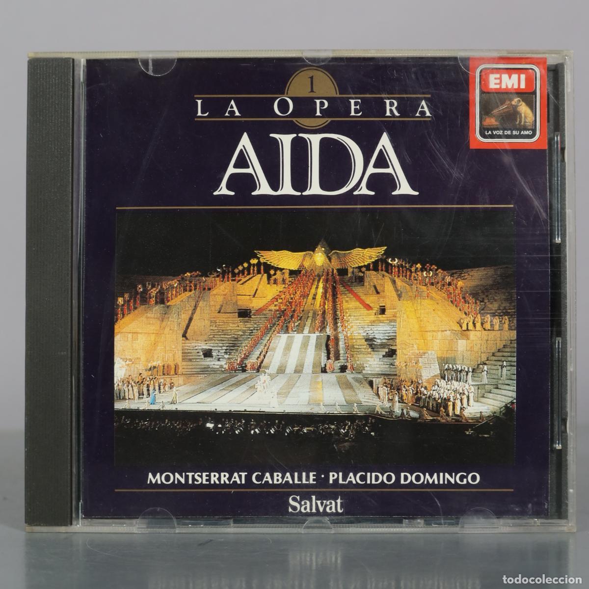 CDs de m&uacute;sica: CD. La Opera 1 - Aida - Giuseppe Verdi - Montserrat Caballe, Placido Domingo - Salvat