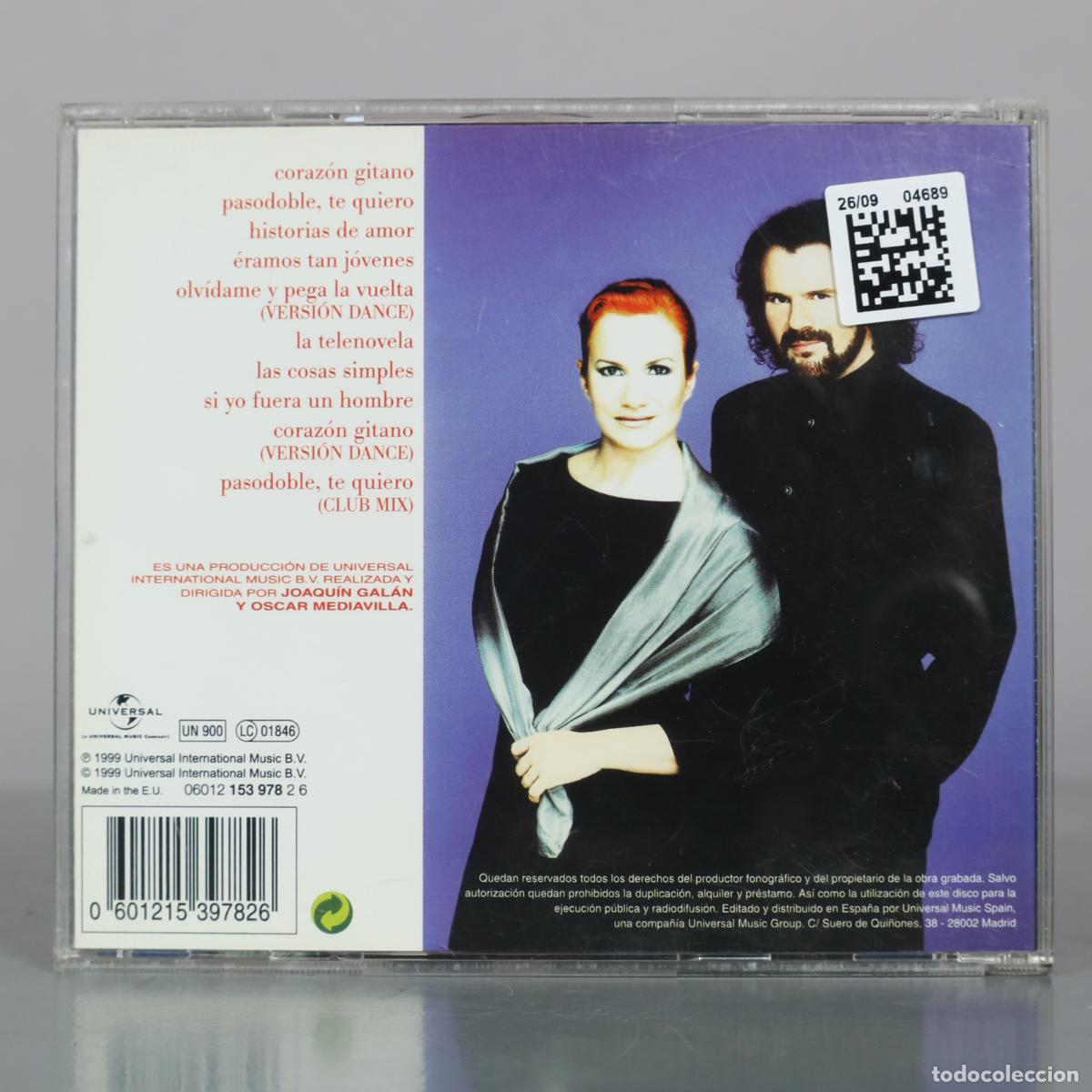 CDs de m&uacute;sica: CD. Coraz&oacute;n Gitano - Pimpinela - Universal Music - Foto 2