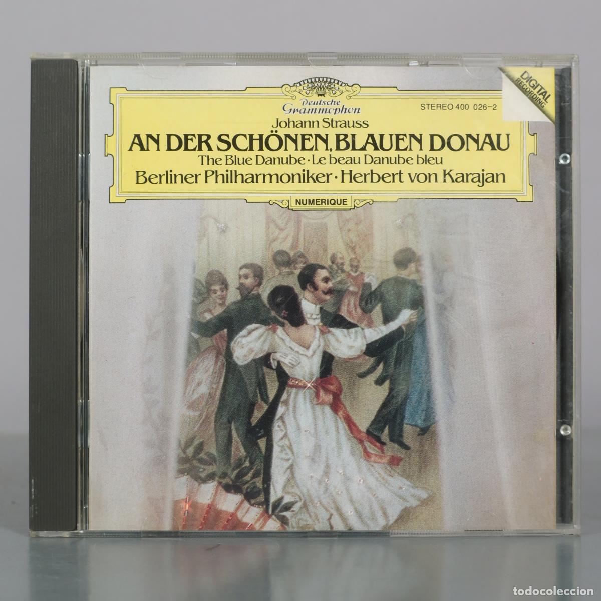CDs de m&uacute;sica: CD. An Der Sch&ouml;nen, Blauen Donau - Johann Strauss - Berliner Philharmoniker - Herbert von Karajan -