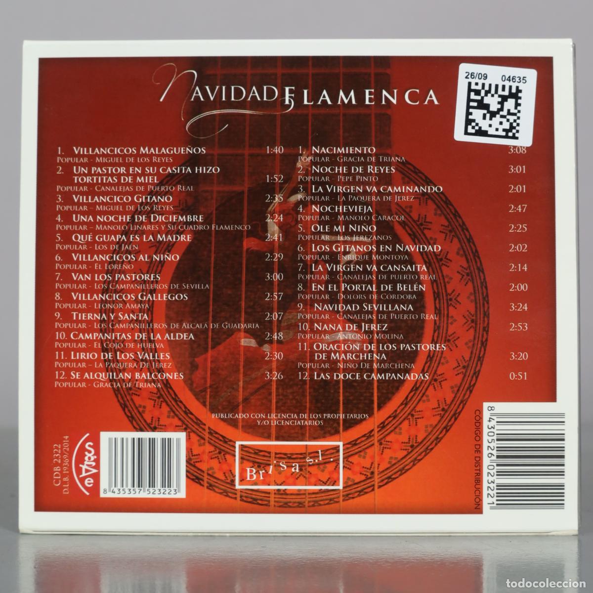 CDs de m&uacute;sica: CD. Navidad Flamenca - Brisa S.L. - Foto 2