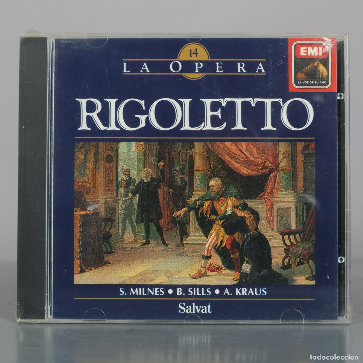 CDs de m&uacute;sica: CD. La &Oacute;pera 14 - Rigoletto - S. Milnes - B. Sills - A. Kraus - Salvat . PRECINTADO