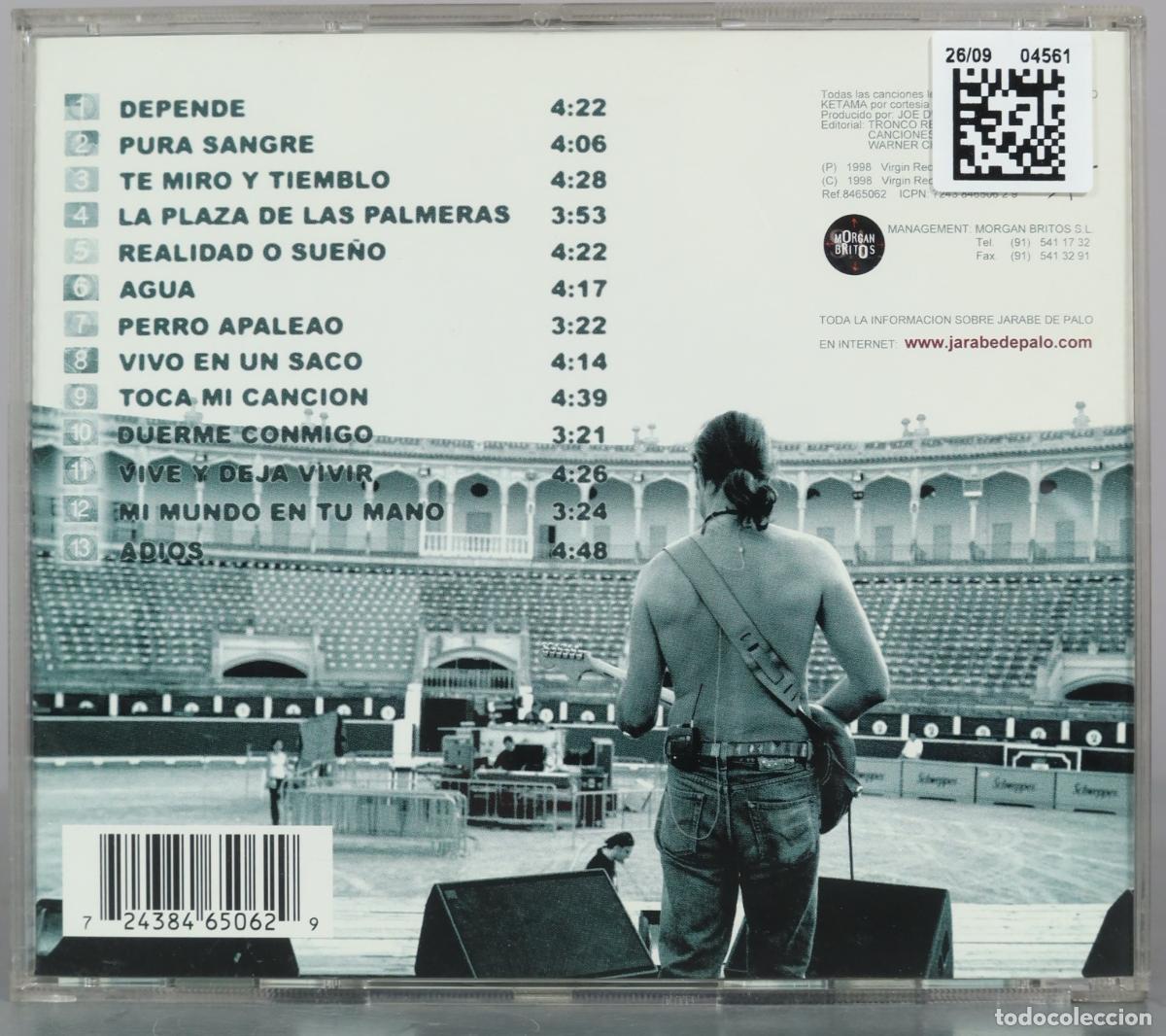CDs de m&uacute;sica: CD. Depende - Jarabe de Palo - Foto 2