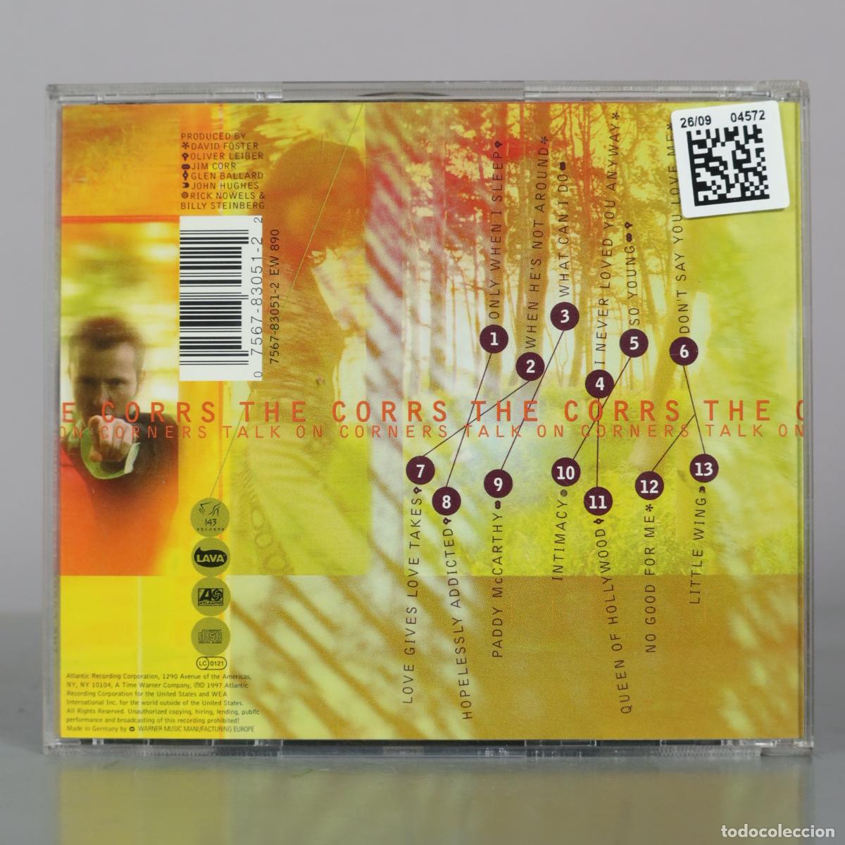 CDs de m&uacute;sica: CD. Talk On Corners - The Corrs - Atlantic Records - Foto 2