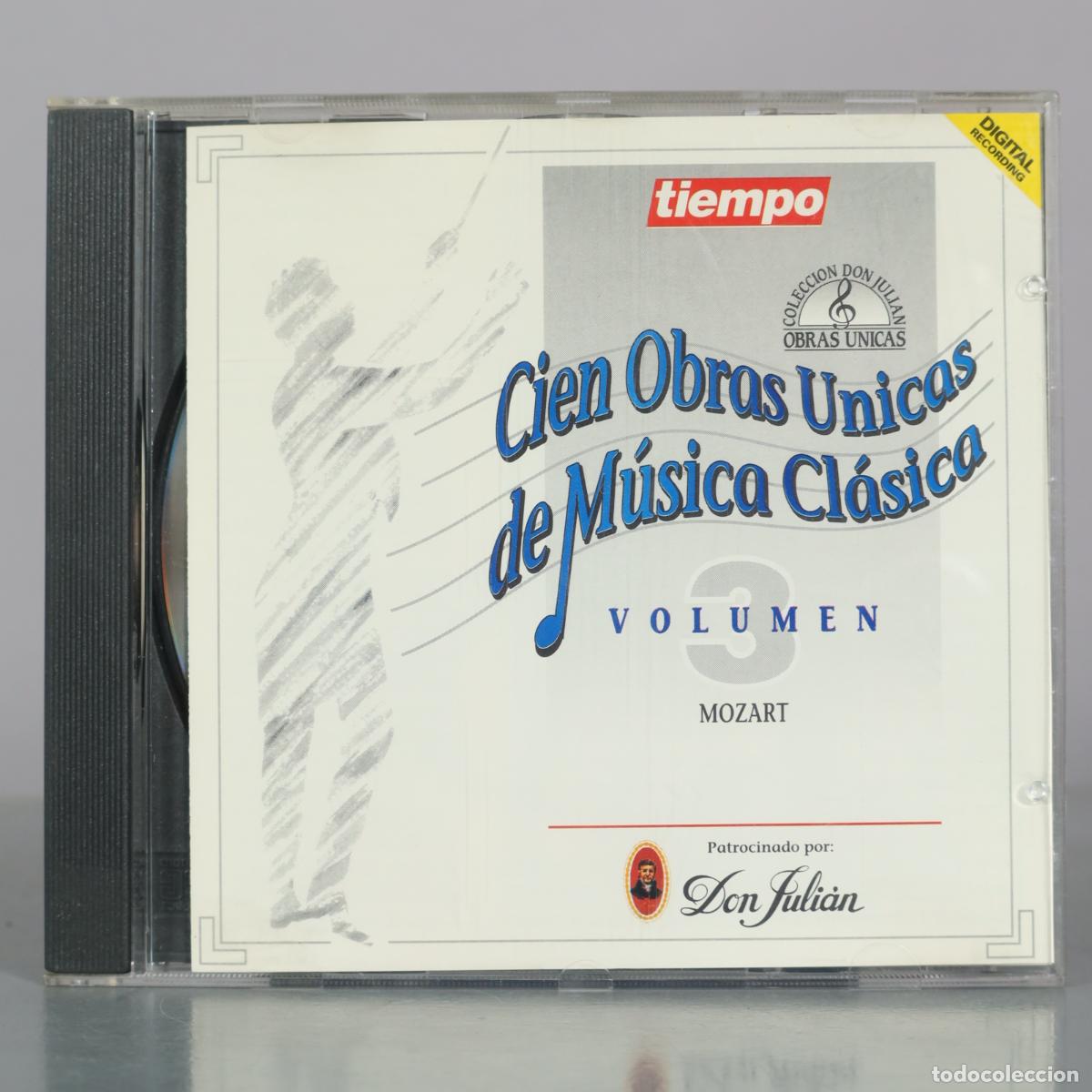 CDs de m&uacute;sica: CD. Cien Obras Unicas de Musica Clasica Volumen 3 - Mozart