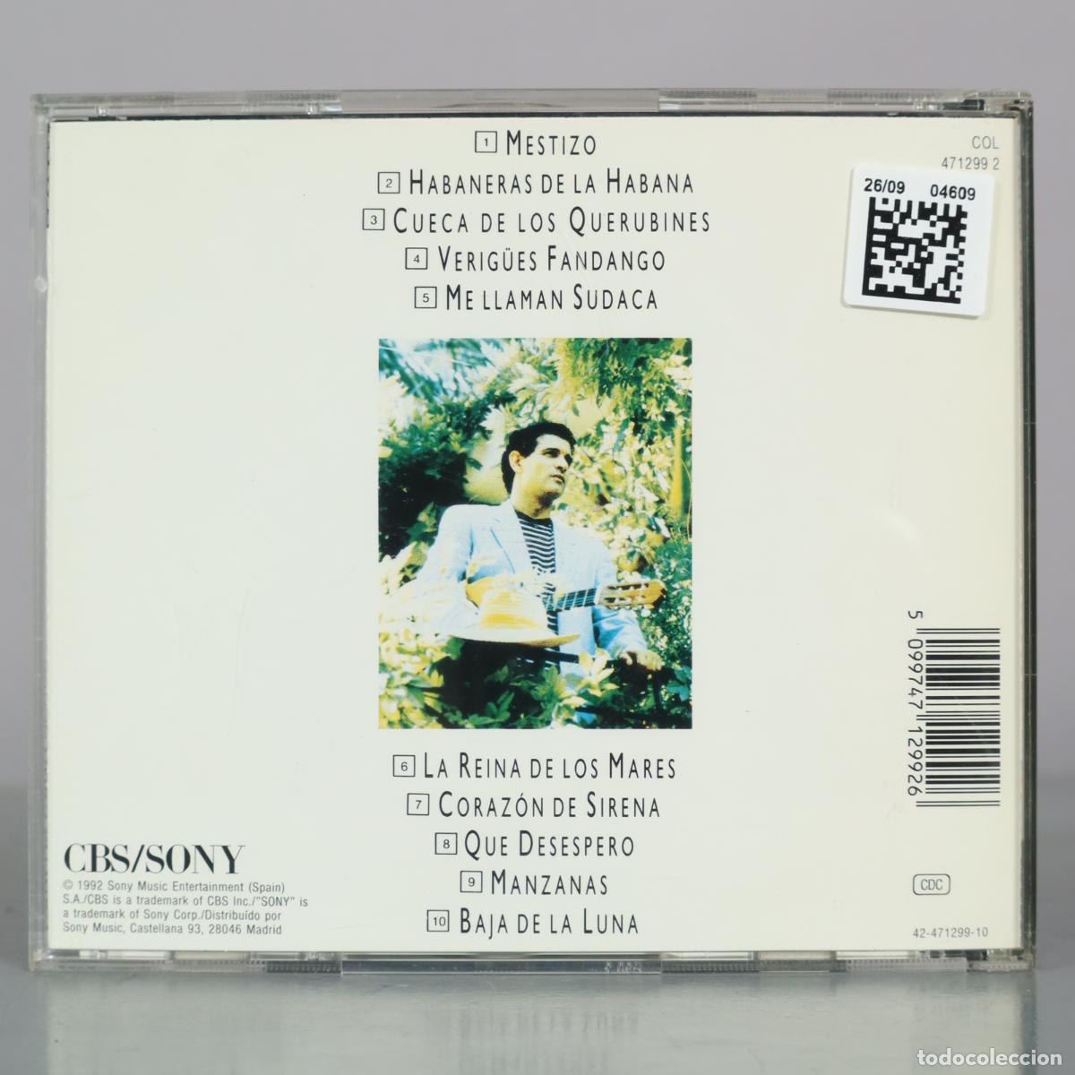 CDs de m&uacute;sica: CD. Mestizo - Carlos Cano - Foto 2