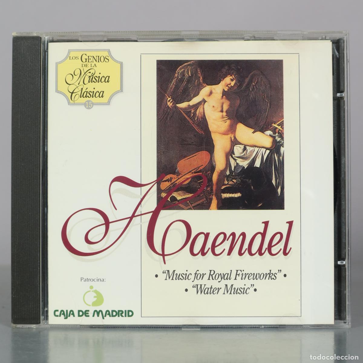 CDs de m&uacute;sica: CD. Music for Royal Fireworks - Water Music - Haendel - Orquesta C&aacute;mara Eslovaca, Bohdan Warchal