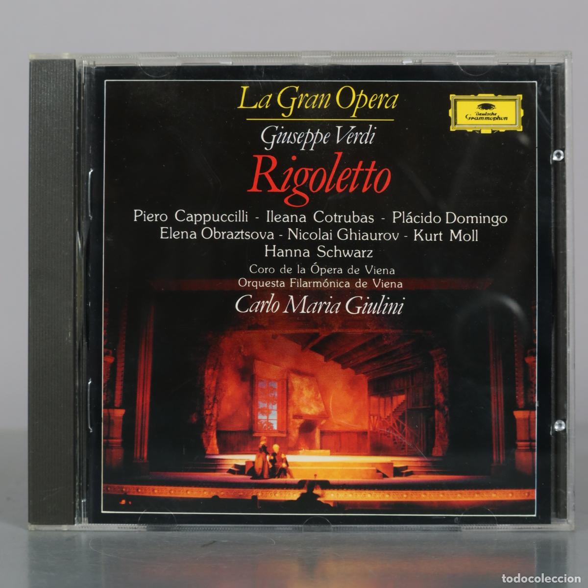CDs de m&uacute;sica: CD. Giuseppe Verdi - Rigoletto - Piero Cappuccilli - Ileana Cotrubas - Pl&aacute;cido Domingo - Elena