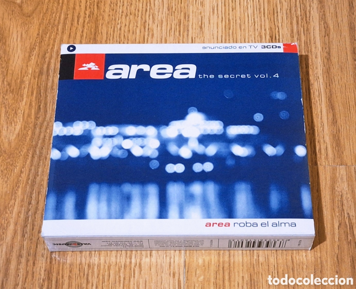 CDs de m&uacute;sica: Area the secret vol. 4 triple cd vale music 2002