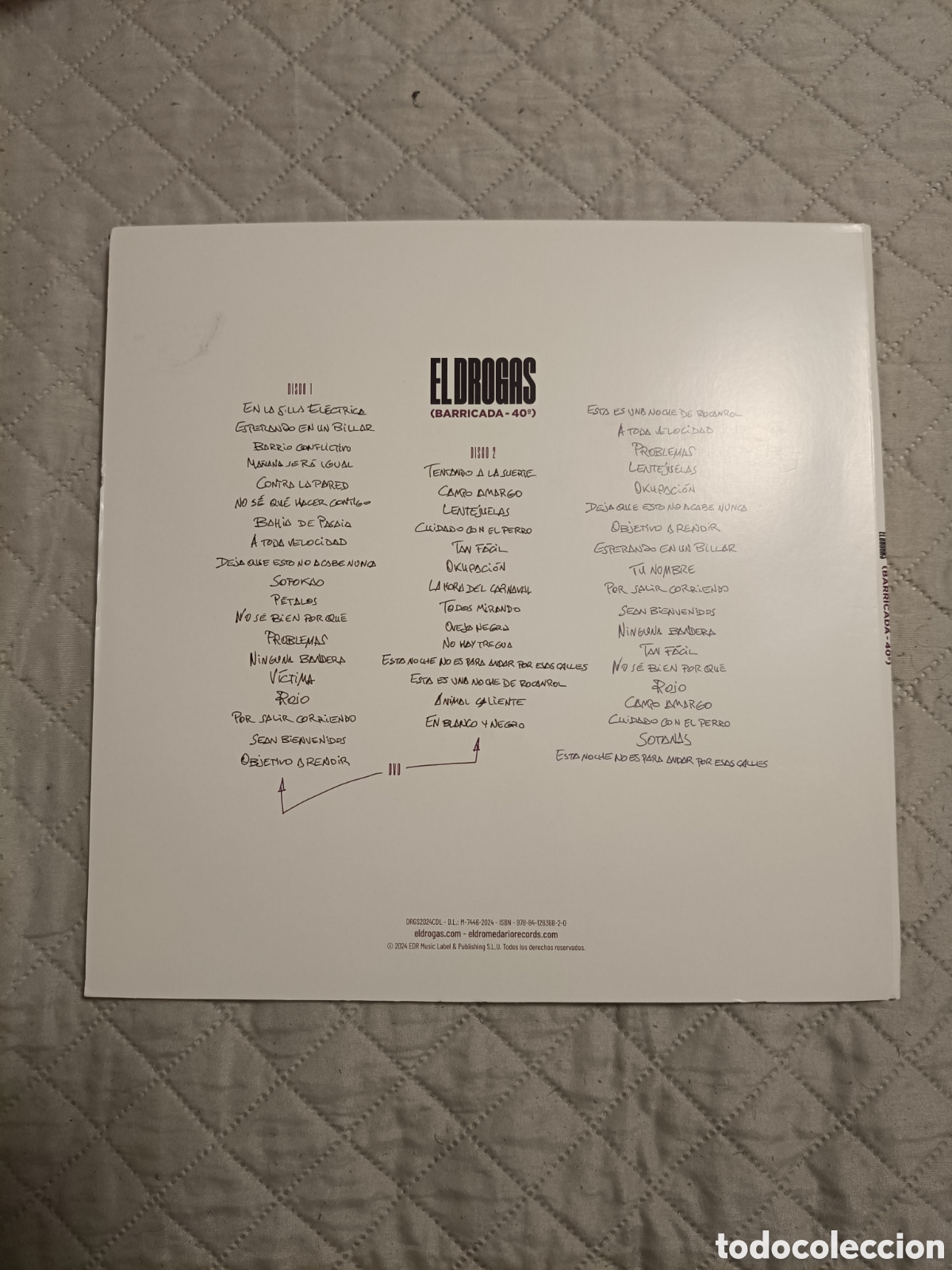 CDs de m&uacute;sica: El drogas - barricada 40 - Foto 6