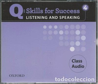 CDs de m&uacute;sica: Q Skills for Success Listening & Speaking 4 Class Audio- 9780194756082