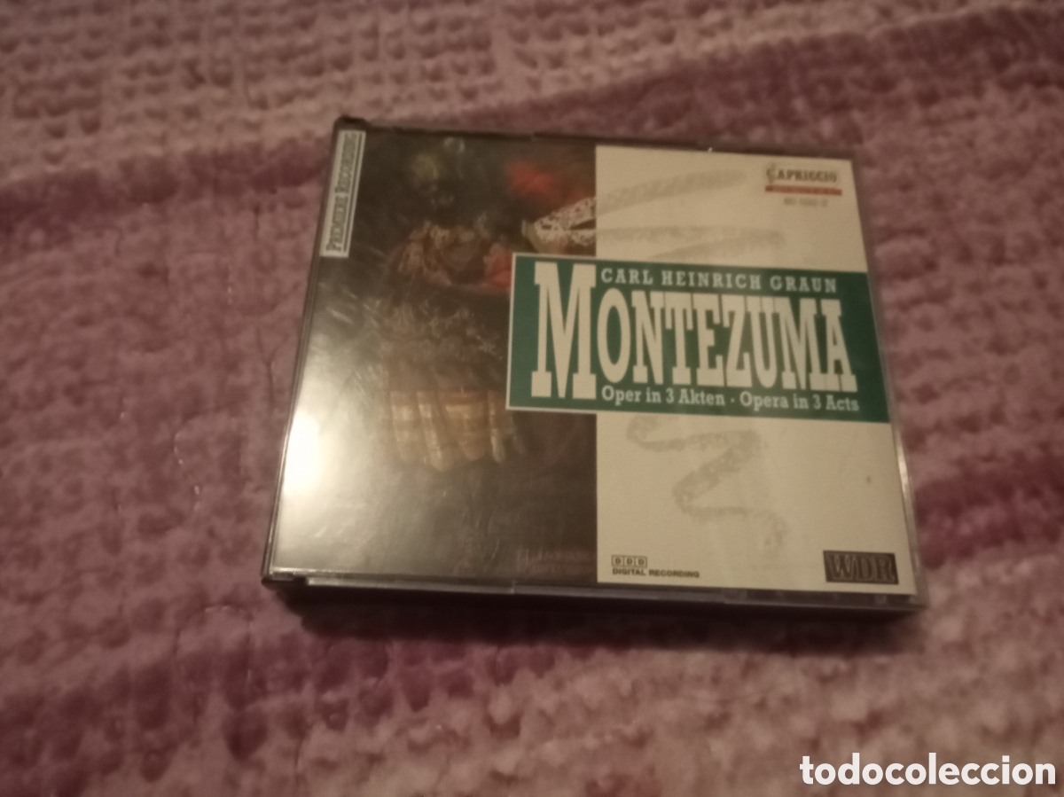 CDs de m&uacute;sica: Carl Heinrich Graun Montezuma 2 discos