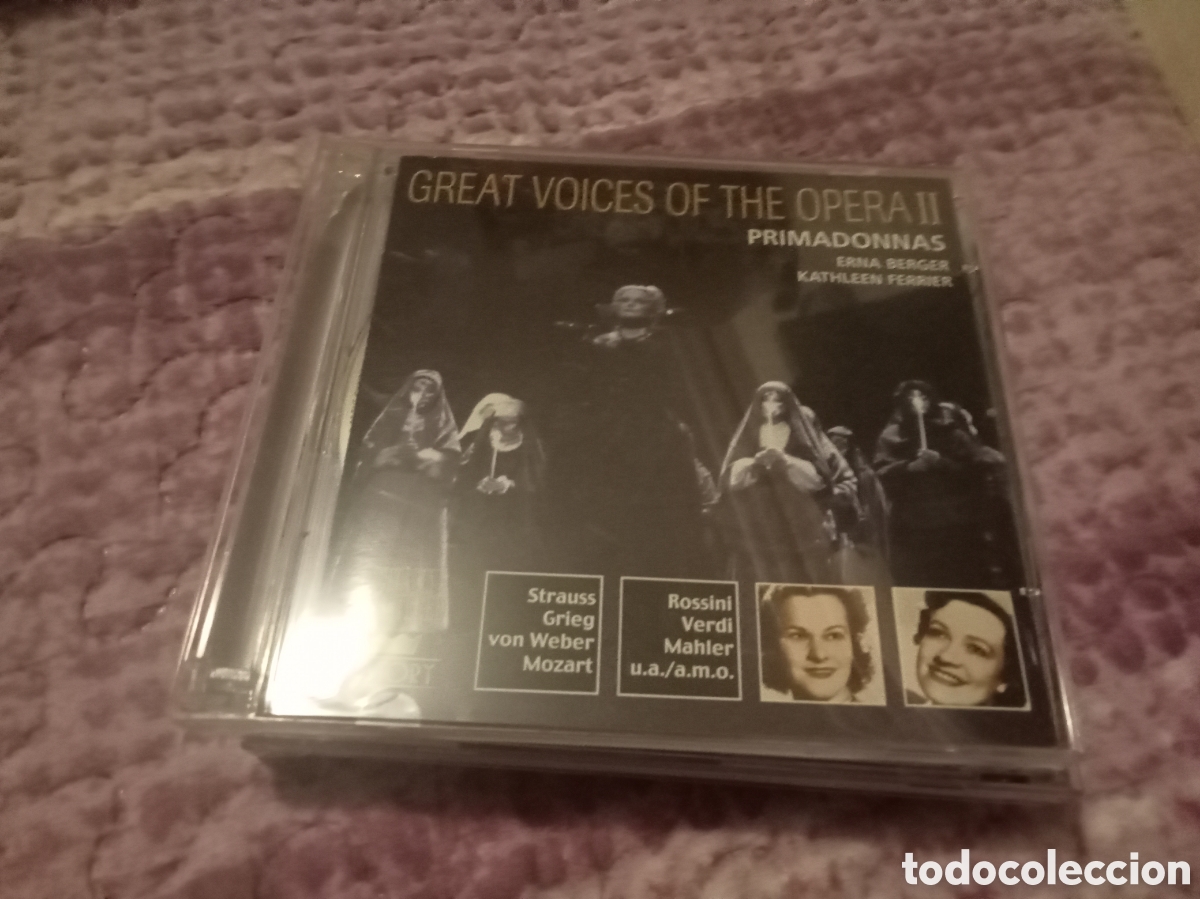 CDs de m&uacute;sica: Great voices of the opera II primadonnas disco doble