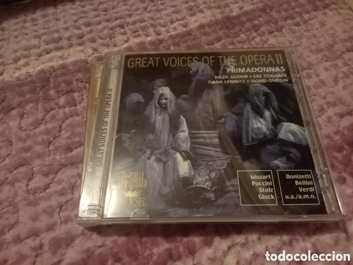 CDs de m&uacute;sica: Great voices of the opera II primadonnas