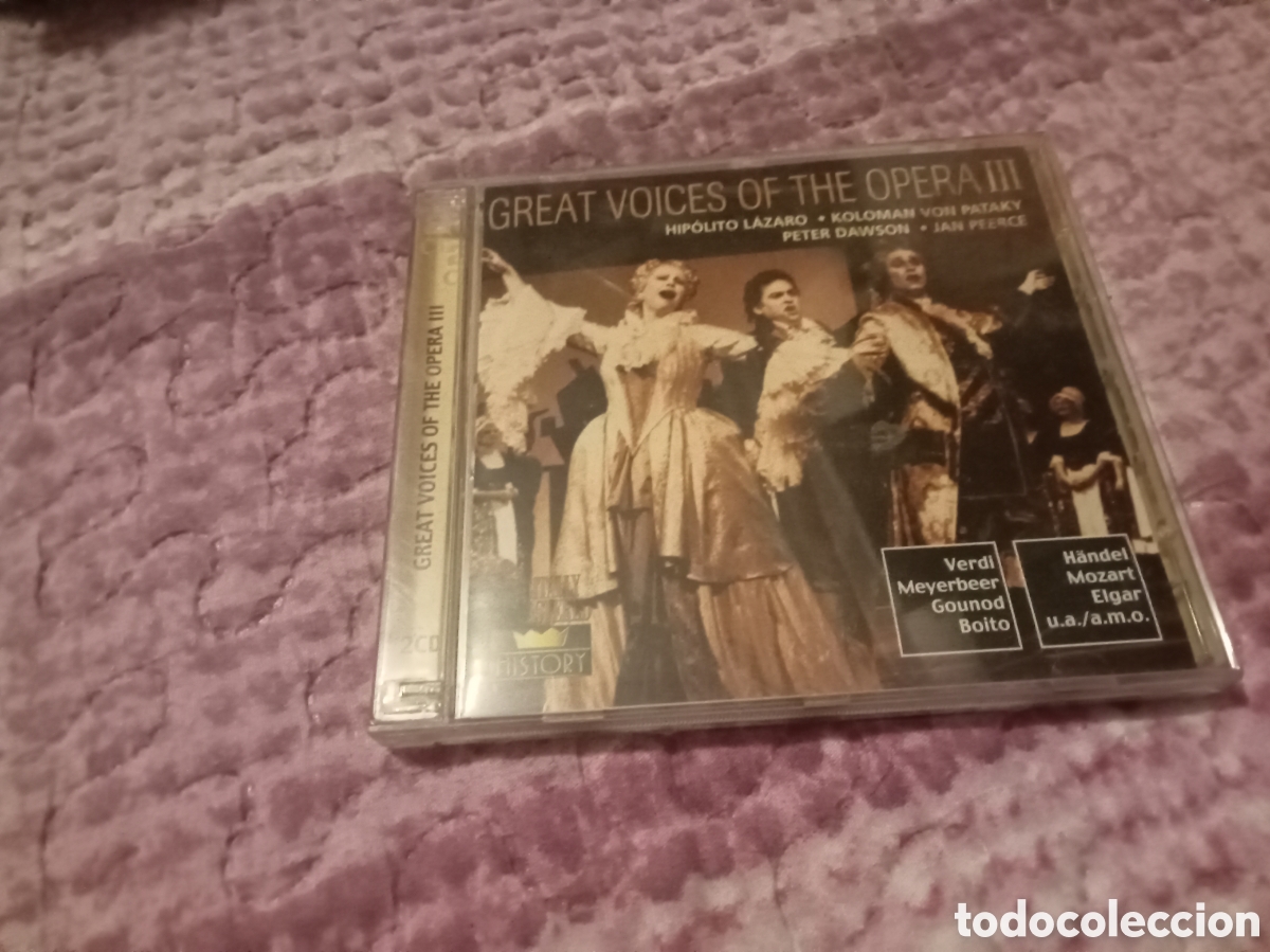 CDs de m&uacute;sica: Great voices of the opera III disco doble