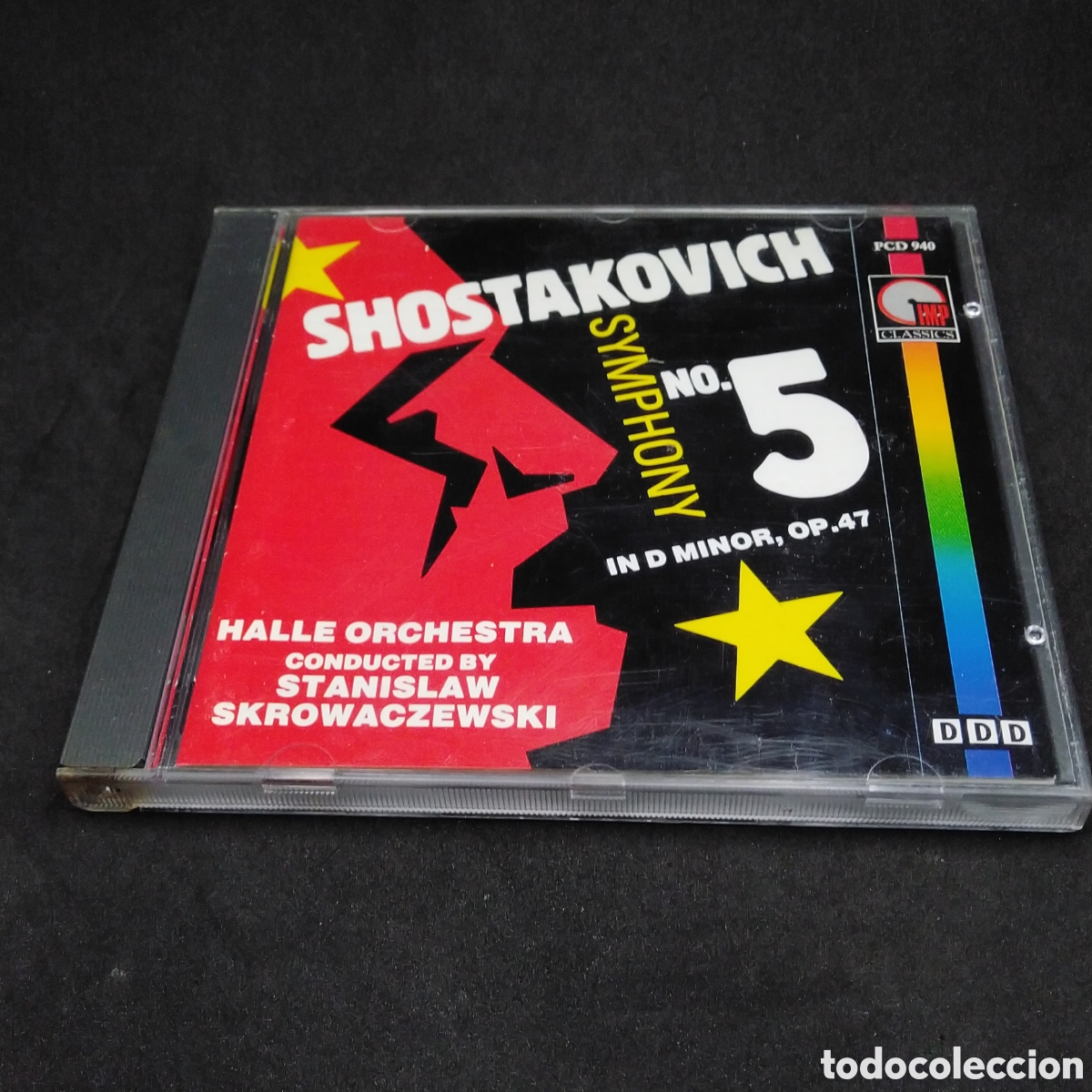 CDs de m&uacute;sica: SHOSTAKOVICH - SYMPHONY N&ordm; 5 IN D MINOR OP 47 STANISLAW SKROWACZEWSKI - CD - 1990 - DISCO VERIFICADO