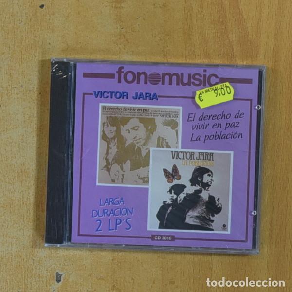 CDs de m&uacute;sica: VICTOR JARA - EL DERECHO DE VIVIR EN PAZ / LA POBLACION - CD