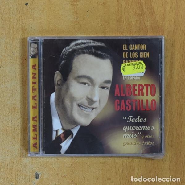 CDs de m&uacute;sica: ALBERTO CASTILLO - TODOS QUEREMOS MAS - CD