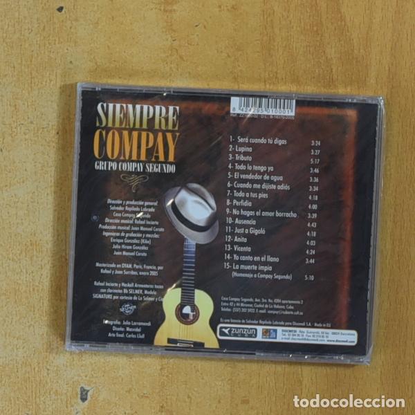 CDs de m&uacute;sica: GRUPO COMPAY SEGUNDO - SIEMPRE COMPAY - CD - Foto 2
