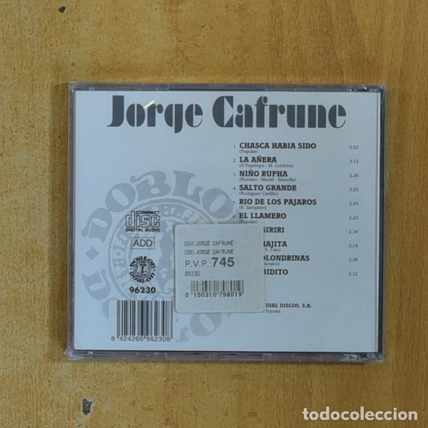 CDs de m&uacute;sica: JORGE CAFRUNE - JORGE CAFRUNE - CD - Foto 2