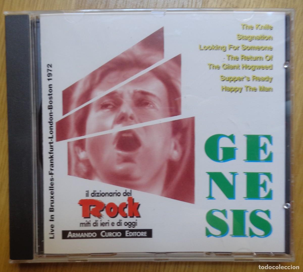 CDs de m&uacute;sica: GENESIS 'LIVE IN BRUXELLES - FRANKFURT - LONDON - BOSTON 1972'