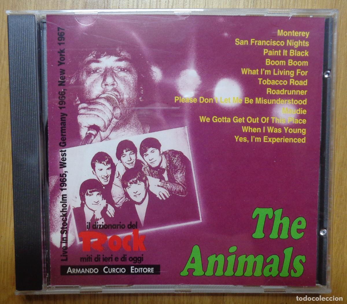 CDs de m&uacute;sica: THE ANIMALS 'LIVE IN STOCKHOLM 1965, WEST GERMANY 1966, NEW YORK 1967'
