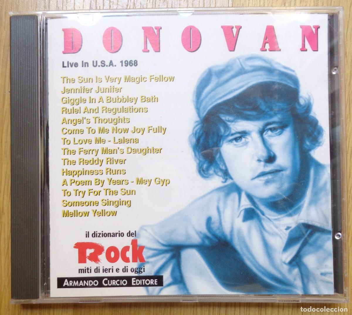 CDs de m&uacute;sica: DONOVAN LIVE IN USA 1968 - Foto 1