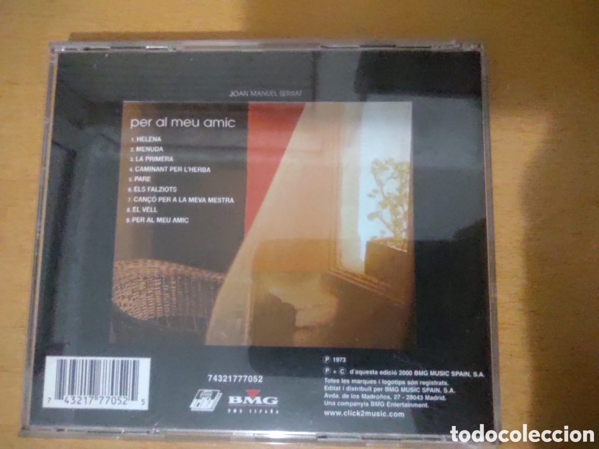 CDs de m&uacute;sica: CD Joan Manuel Serrat - Per Al Meu Amic - Foto 2