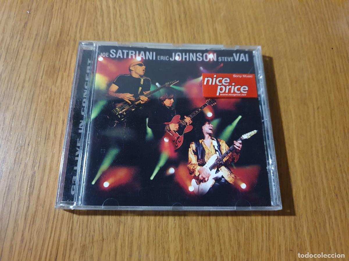 CDs de m&uacute;sica: JOE SATRIANI &middot; ERIC JOHNSON &middot; STEVE VAI - G3 LIVE IN CONCERT (CD SONY 1997)