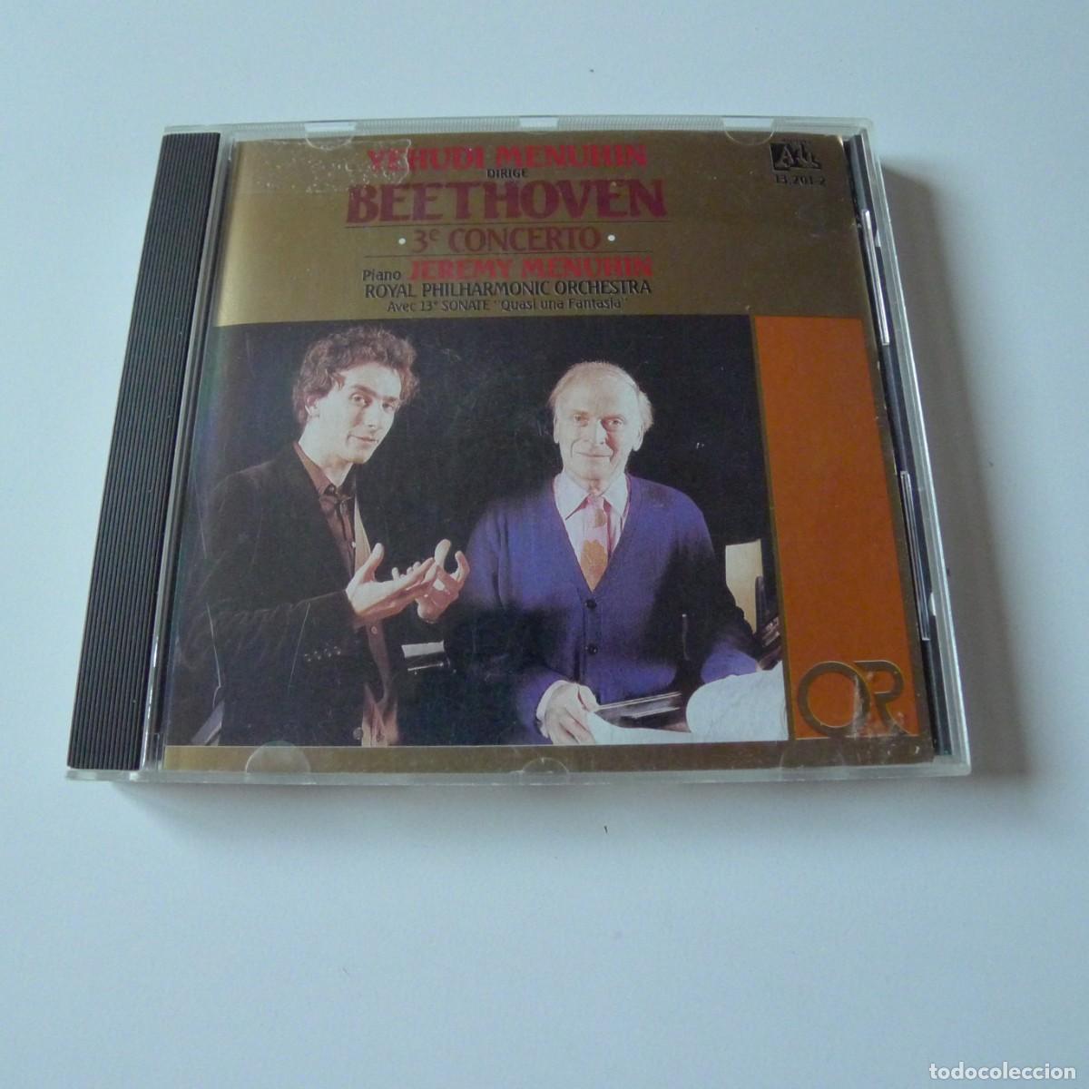 CDs de m&uacute;sica: Yehudi Menuhin &ndash; Beethoven 3e Concerto, 13e Sonate &rdquo;Quasi Una Fantasia CD