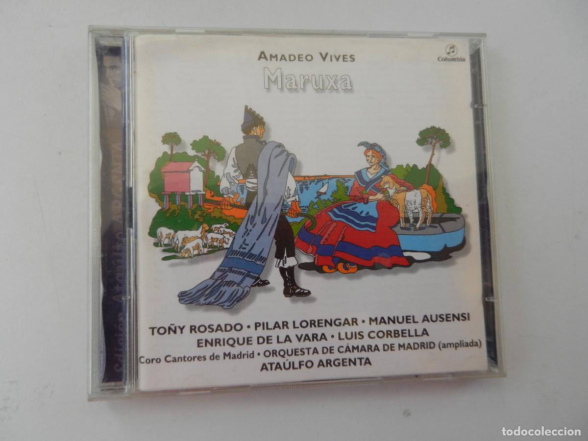 CDs de m&uacute;sica: MARUXA - AMADEO VIVES - ATAULFO ARGENTA -2CD,S - COLUMBIA 1997 -TEATRO MONUMENTAL 1954