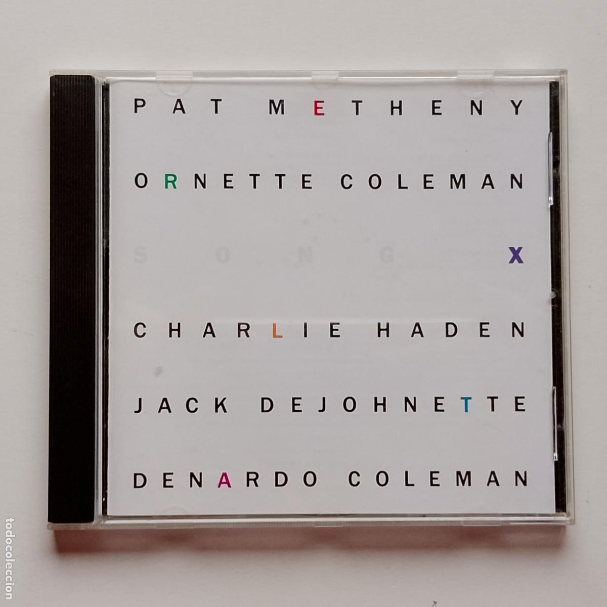 CD de M&uacute;sica: Pat Metheny/Ornette Coleman-Song X (CD Geffen 1986) Free Jazz. Charlie Haden. Albert Ayler, Coltrane