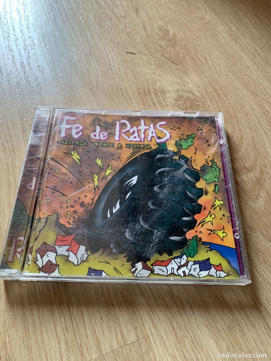 CDs de m&uacute;sica: CD. FE DE RATAS. MISERIA FRENTE A MISERIA. INCLUYE LIBRILLO. BUENA CONSERV. PEDIDO MINIMO 10 EUROS.