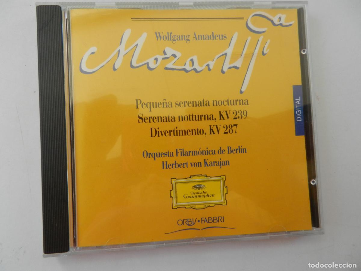 CDs de m&uacute;sica: MOZART-PEQUE&Ntilde;A SERENATA NOCTURNA - SERENATA NOCTURNA KV 239 - HERBERT VON KARAJAN -1982