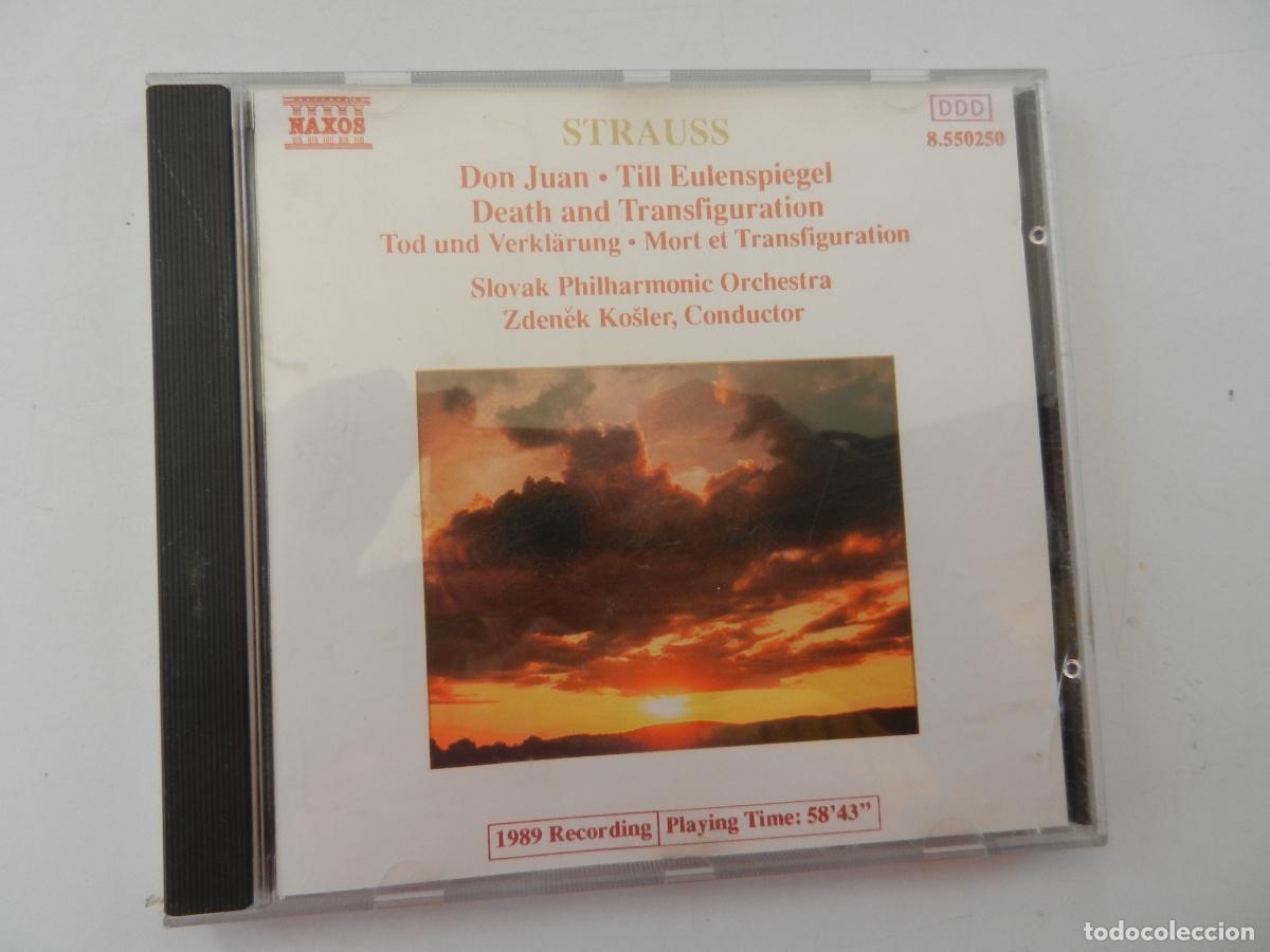 CDs de m&uacute;sica: STRAUSS- DON JUAN - ZDENEK K&Ouml;SLER - 1989 - CD NAXOS