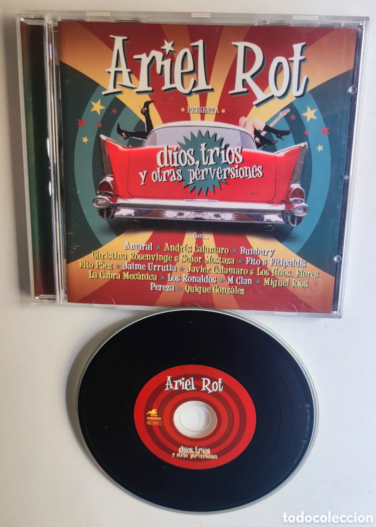 CDs de m&uacute;sica: ARIEL ROT / D&Uacute;OS, TR&Iacute;OS Y OTRAS... - CON BUNBURY, CALAMARO, M CLAN, PEREZA, ETC - CD 2007 DRO
