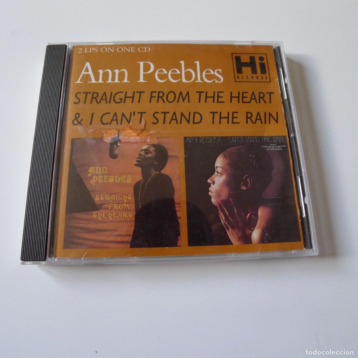 CDs de m&uacute;sica: Ann Peebles &ndash; Straight From The Heart & I Can't Stand The Rain CD edicion UK