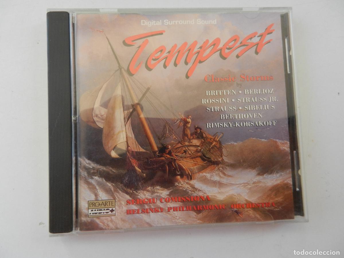 CDs de m&uacute;sica: TEMPEST- SERGIU COMISSIONA - HELSINKI ORCHESTRA - DDD-PRO ARTE -1991