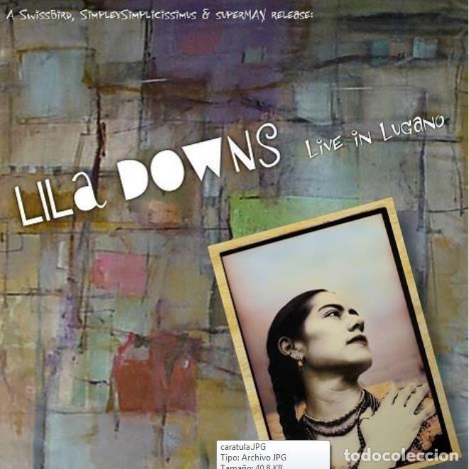 CDs de m&uacute;sica: LILA DOWNS - AUDITORIO STELIO MOLO, LUGANO RSI, LUGANO SWITZERLAND 2004 (2 CDR)