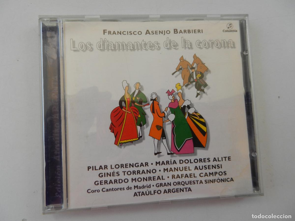CDs de m&uacute;sica: LOS DIAMANTES DE LA CORONA - FRANCISCO ASENJO BARBIERI - CD COLUMBIA 1997 - GRABADO EN 1957