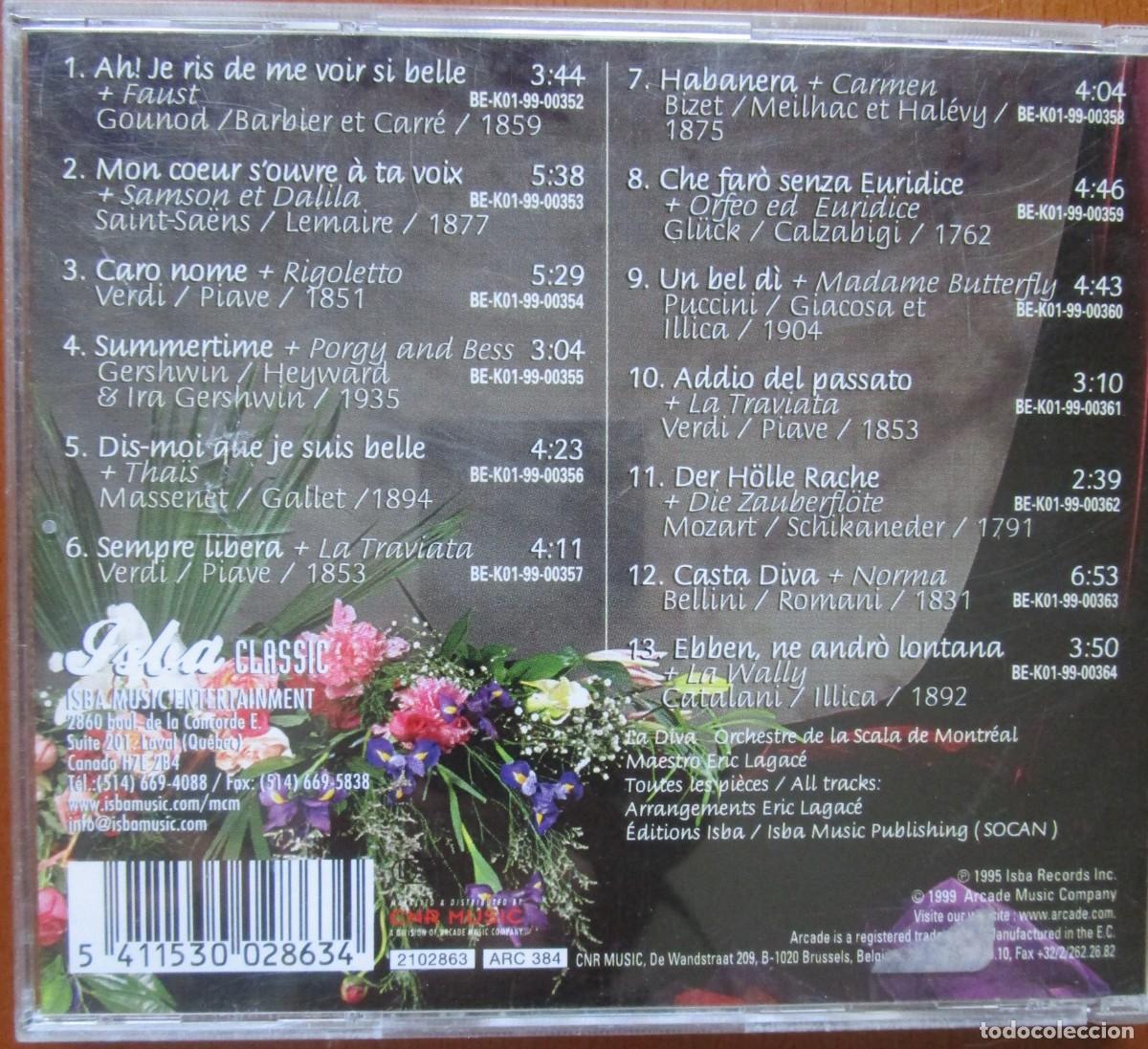 CDs de m&uacute;sica: NATALIE CHOQUETTE - LA DIVA - Foto 2