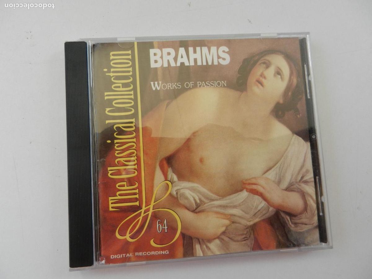 CDs de m&uacute;sica: BRAHMS - WORKS OF PASSION - N&ordm; 64 - ANTON NANUT - DUBRAVKA TOMSIC - CD -DDD 1996