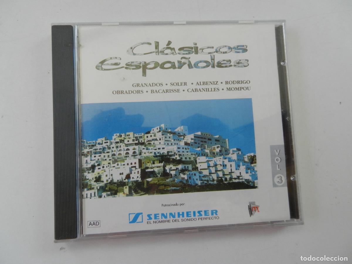 CDs de m&uacute;sica: CLASICOS ESPA&Ntilde;OLES - GRANADOS -SOLER -ALBENIZ -RODRIGO- BACARISE - MOMPOU ... . VOL 3 CD