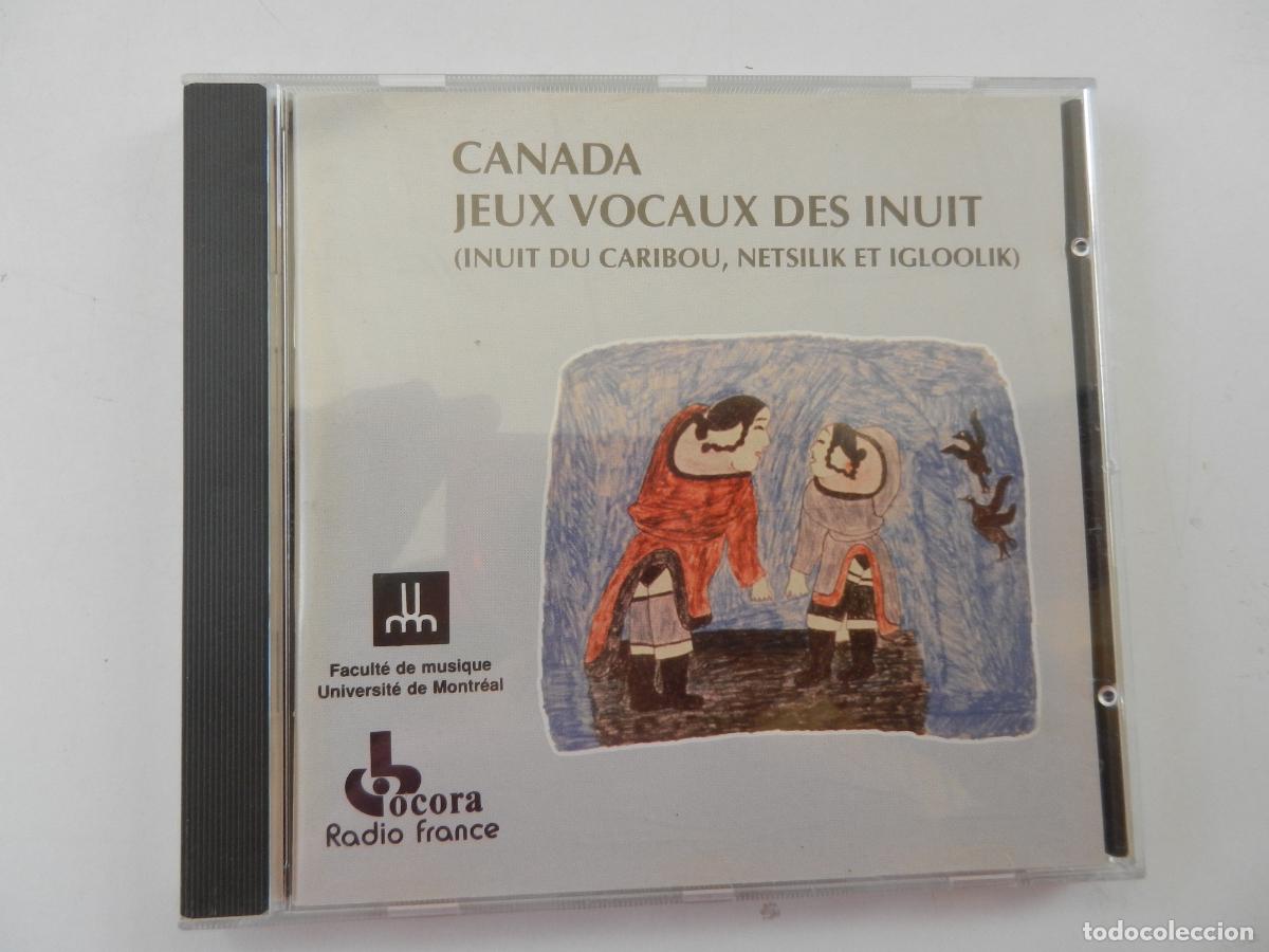 CDs de m&uacute;sica: CANADA - JEUS VOCAUX DES INUIT - INUIT DU CARIBOU - NETSILIK ET IGLOOLIK - 1989