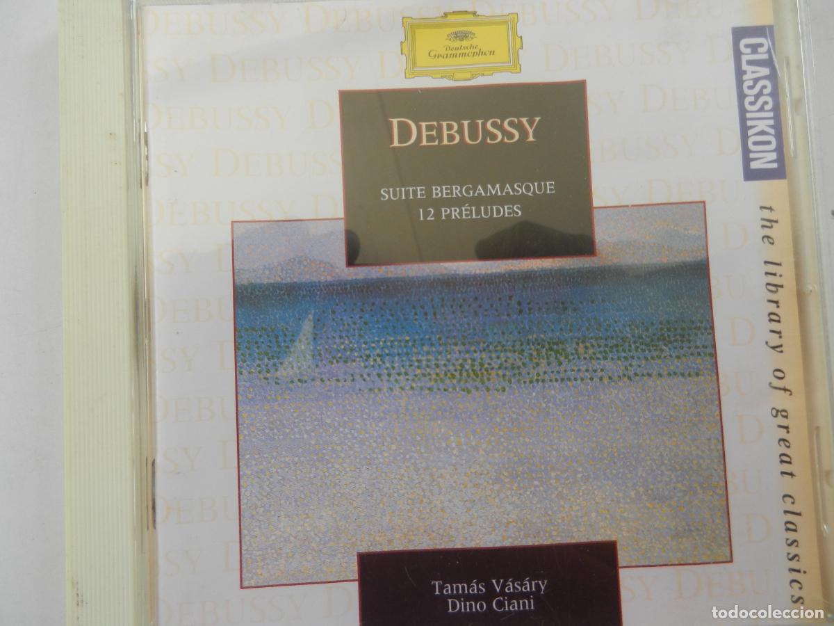 CDs de m&uacute;sica: DEBUSSY - SUITE BERGAMASQUE - 12 PRELUDES - TOMAS VASARY - DINO CIANTI - CD 1970