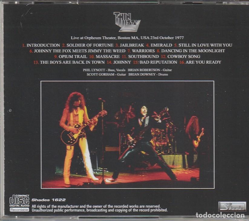 CDs de m&uacute;sica: CD - THIN LIZZY - Live Detroit 1977 - Foto 2