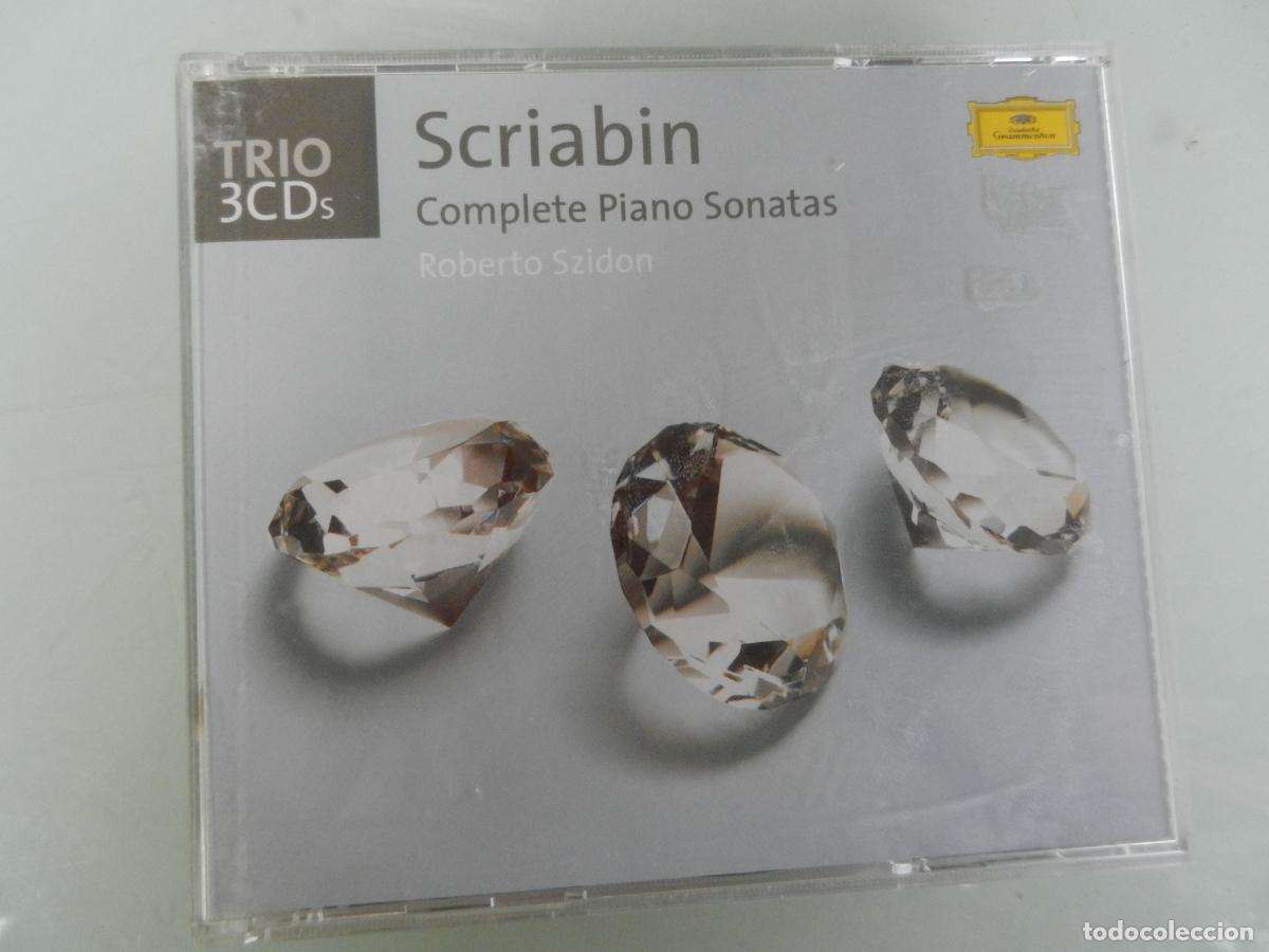 CDs de m&uacute;sica: SCRIABIN - COMPLETE PIANO SONATAS - ROBERTO SZDON - TRIO - 3CD,S+LIBRETO 1971
